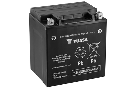 Yuasa Batteri YIX30L-BS  (CP) Inkl syra